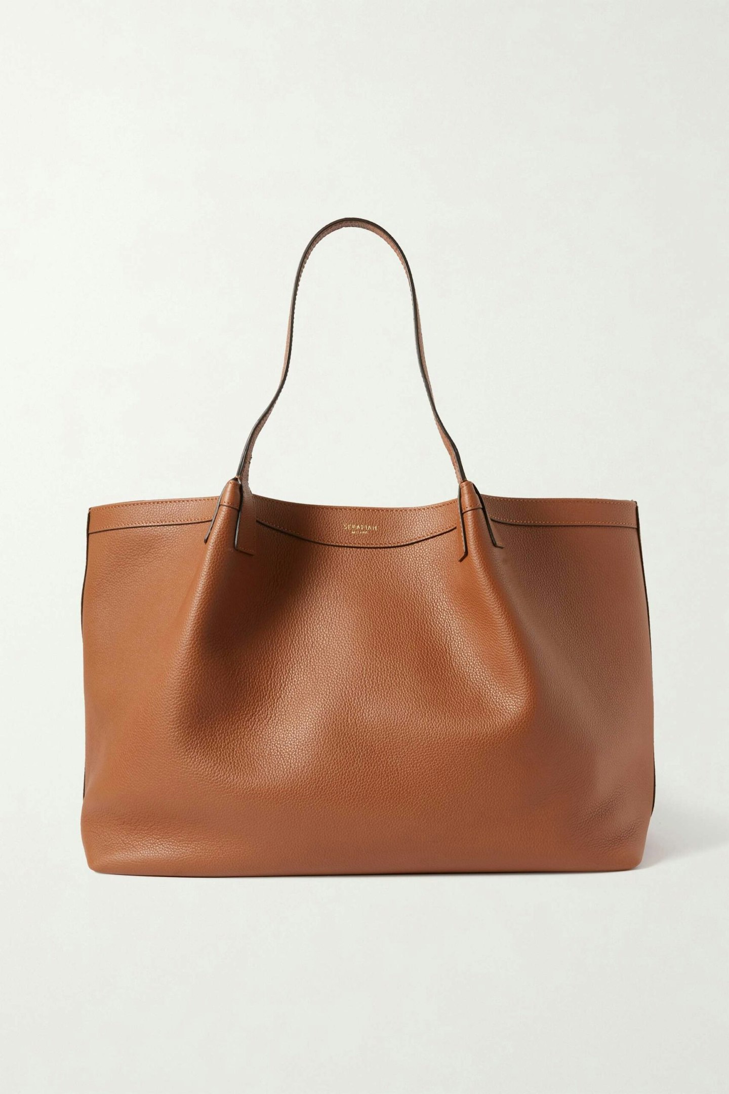 Serapian, Secret Large Textured-Leather Tote