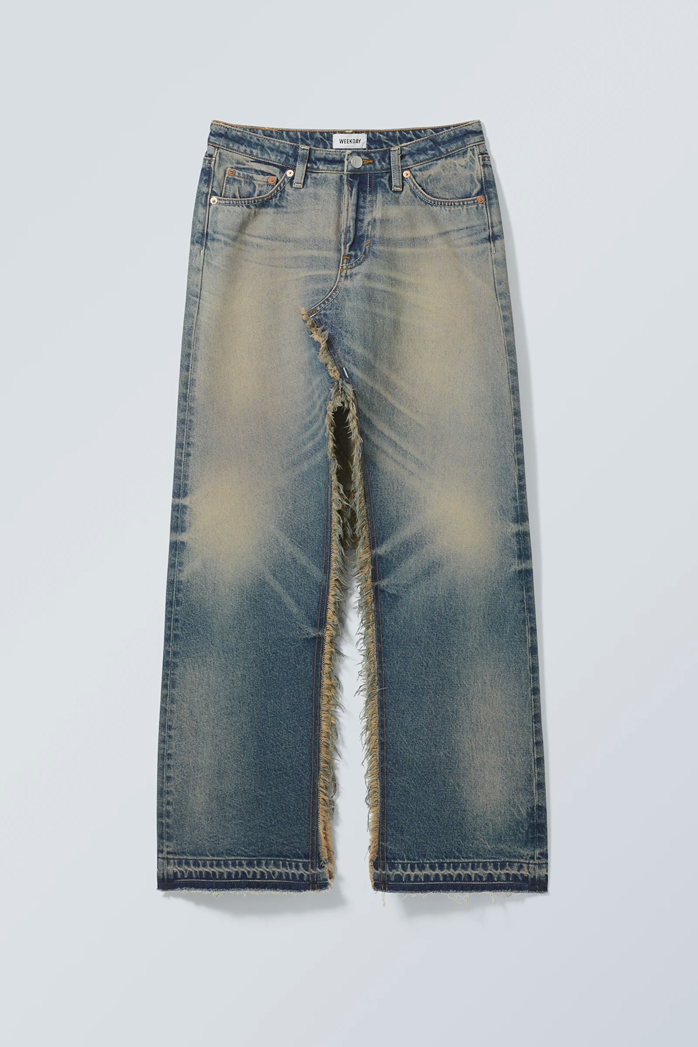 Weekday, Reseda Long Denim Skirt