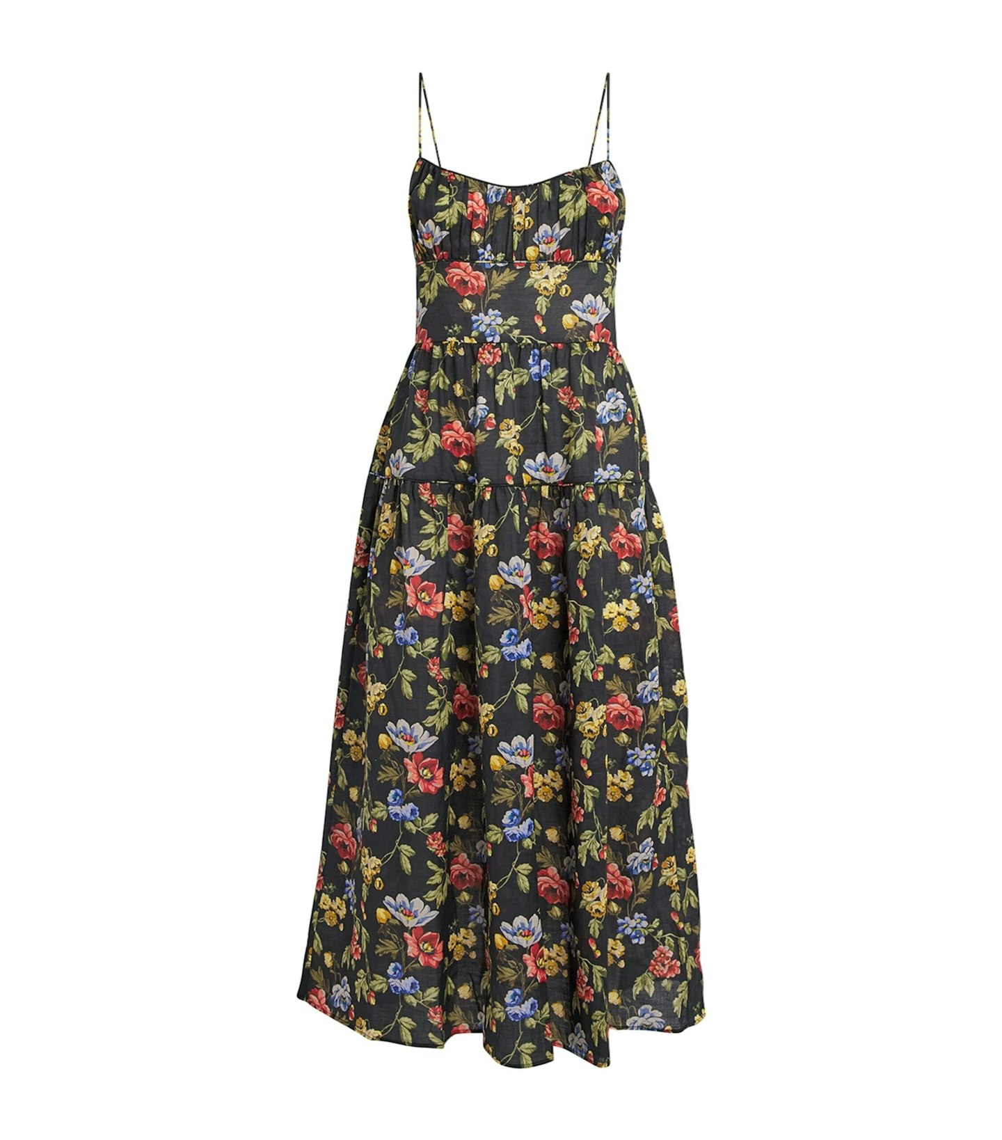 doen ramie floral dress