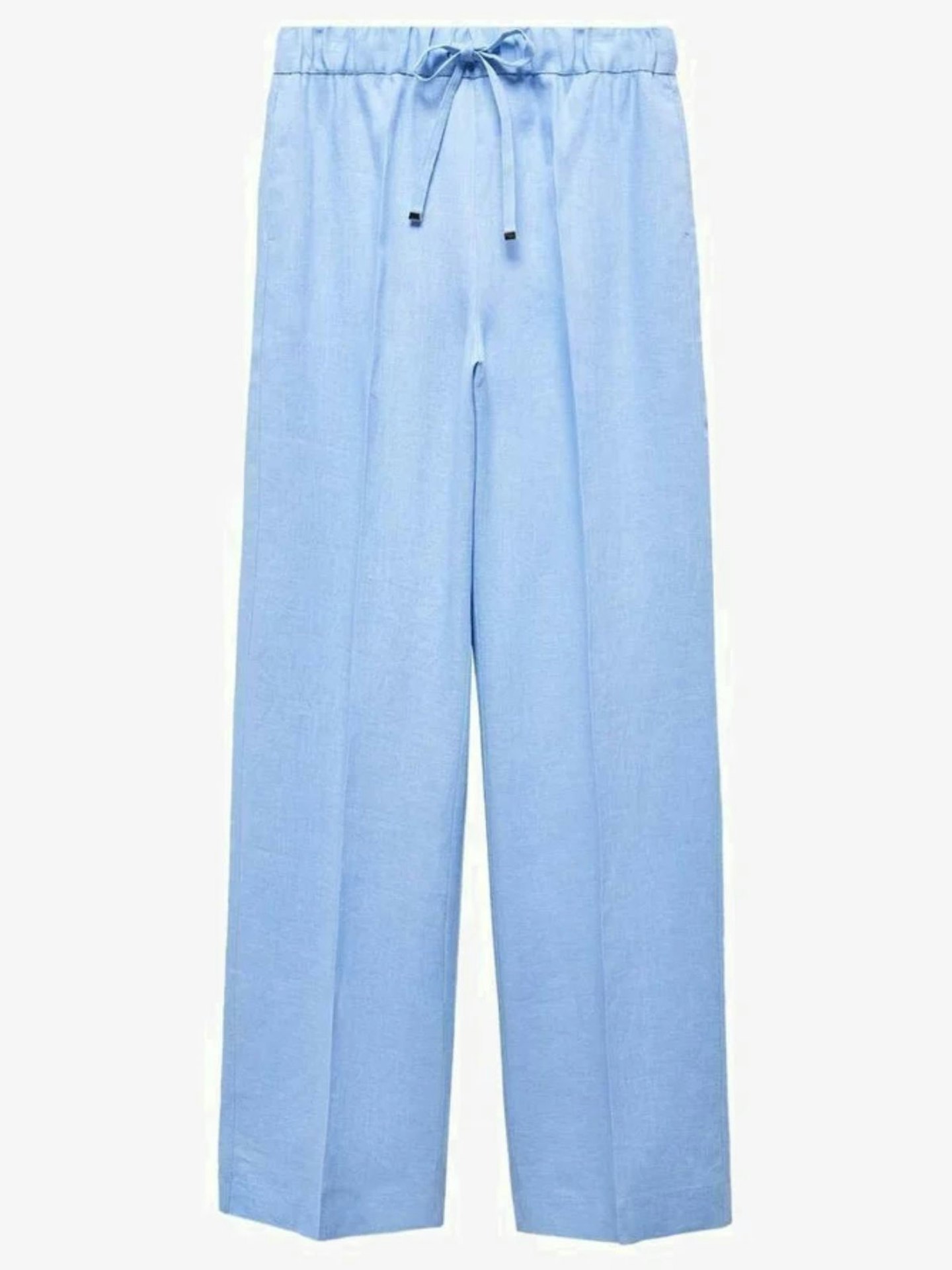 Mango Linen Drawstring Trousers