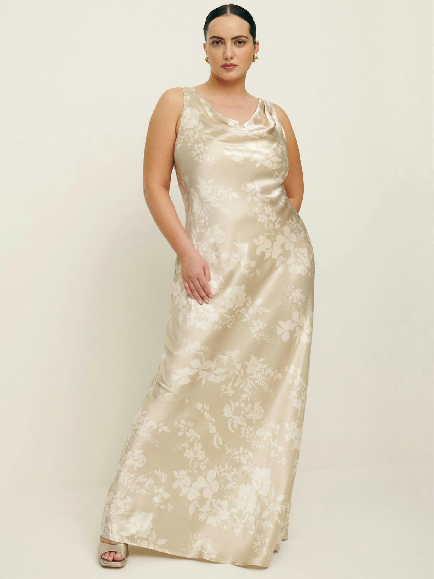 Reformation Annabelle Silk Dress