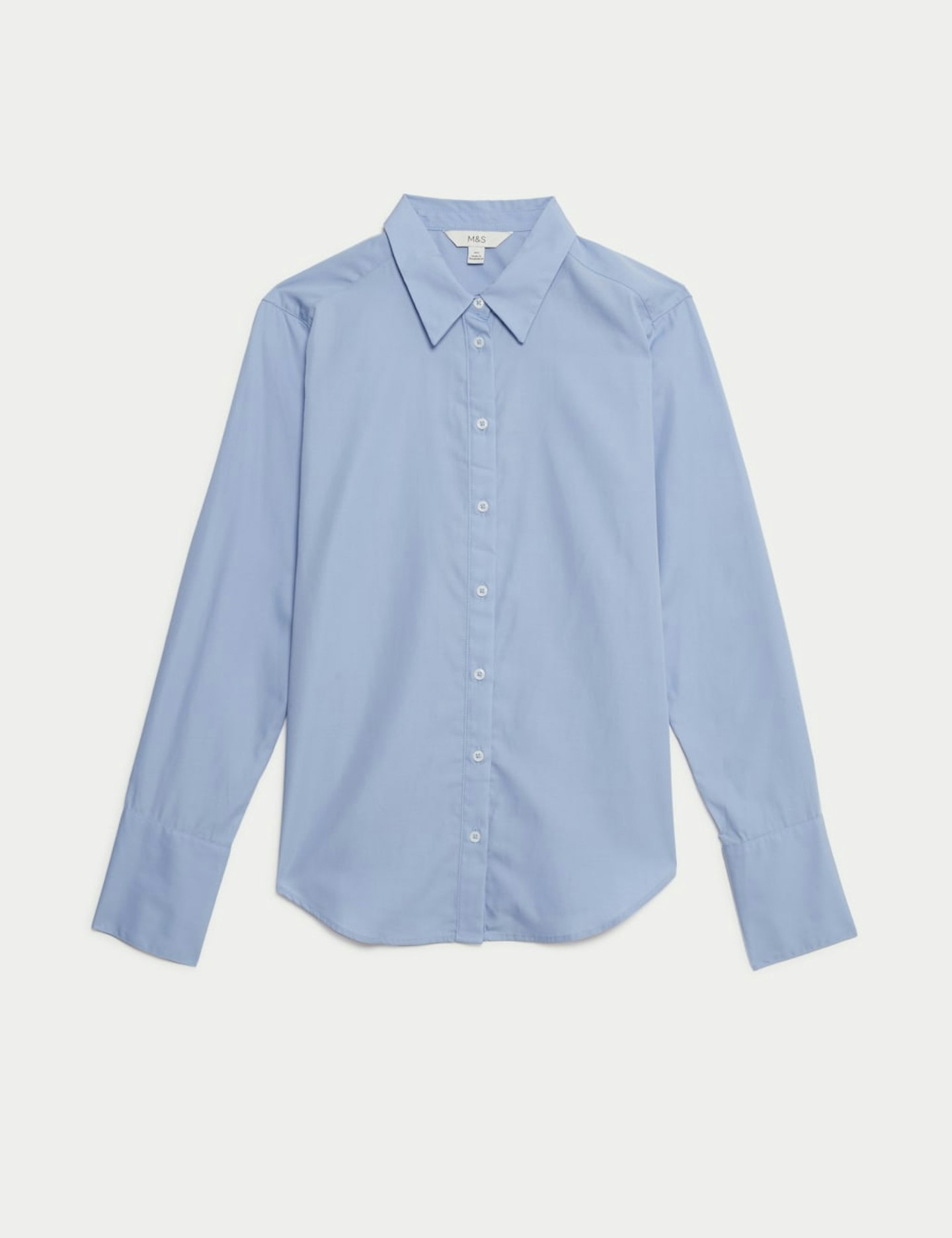 M&S Pure Cotton Button-Through Shirt