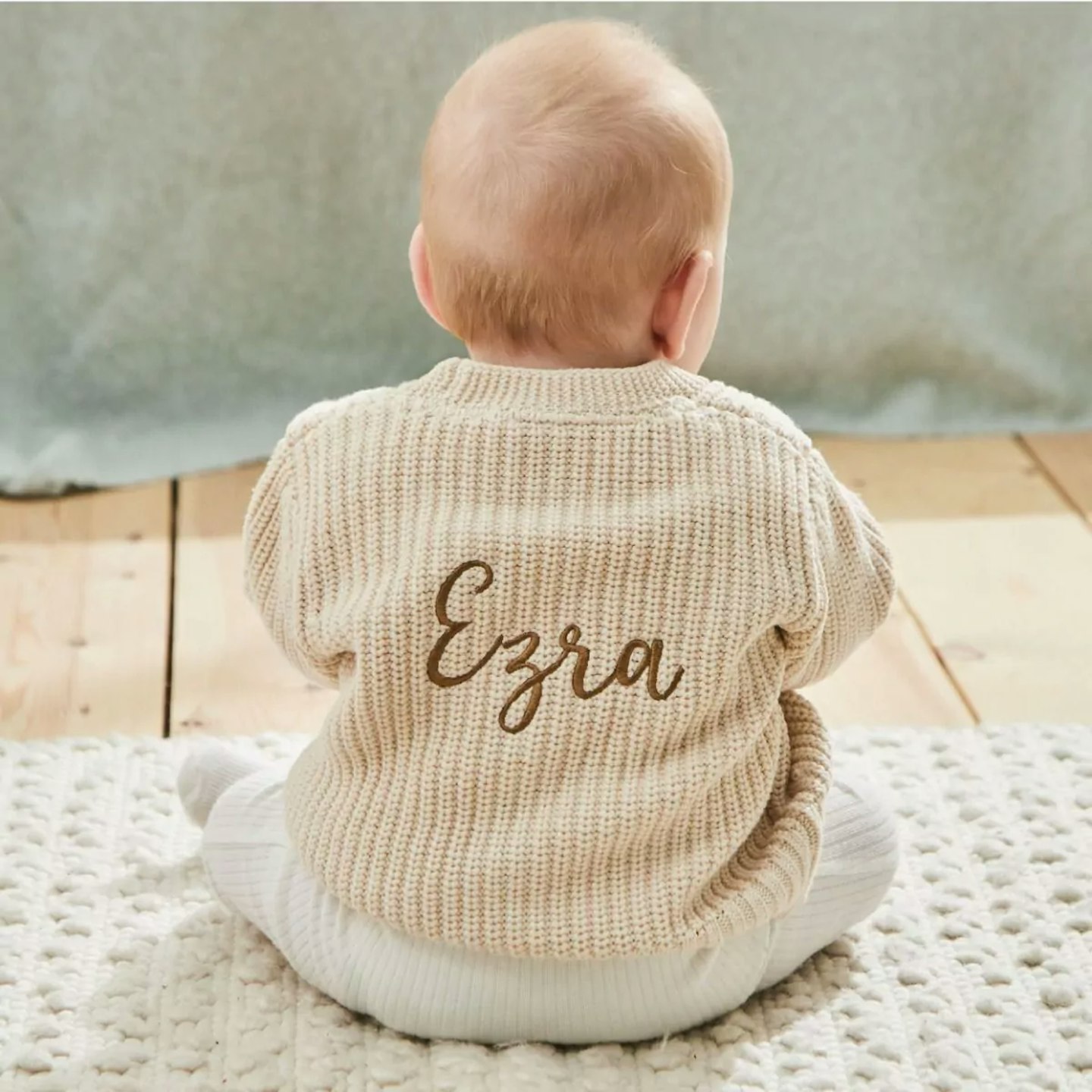 knitted baby cardigan 