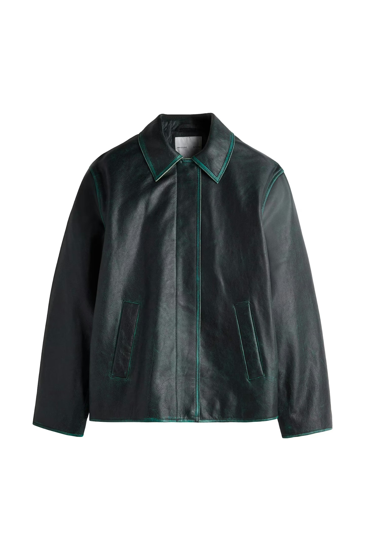 h&m leather jacket