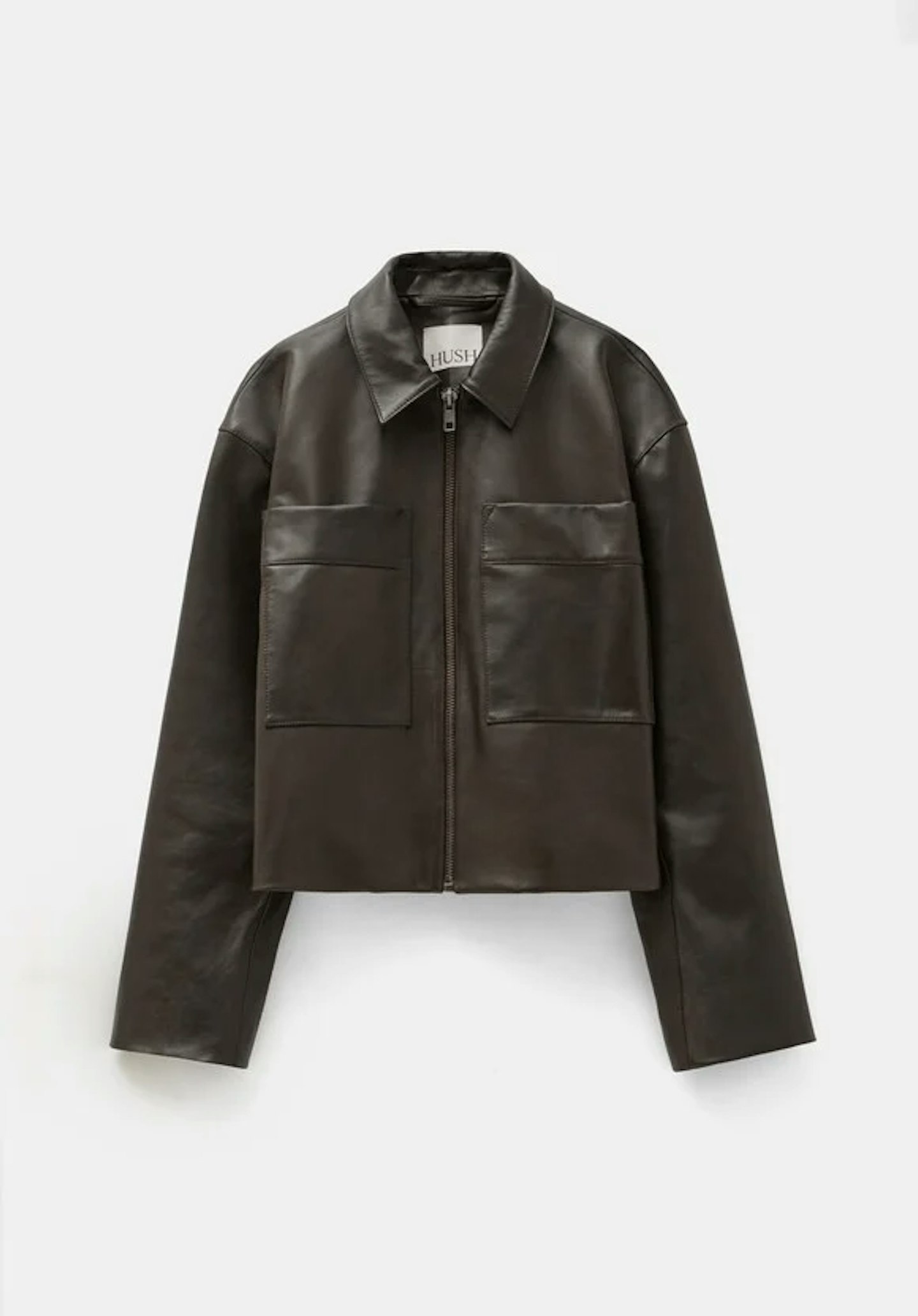 hush leather jacket