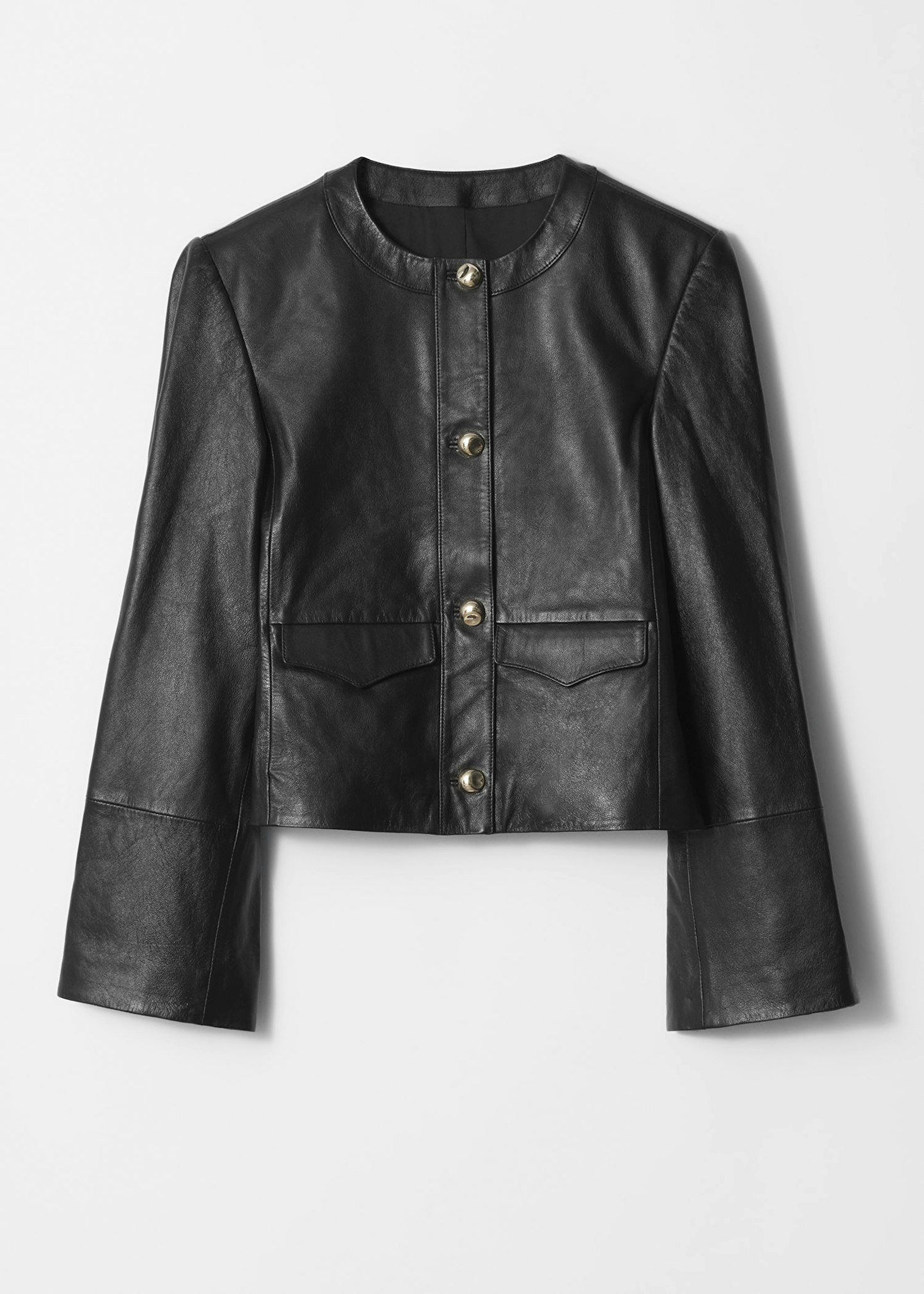 & other stories collarless jacket