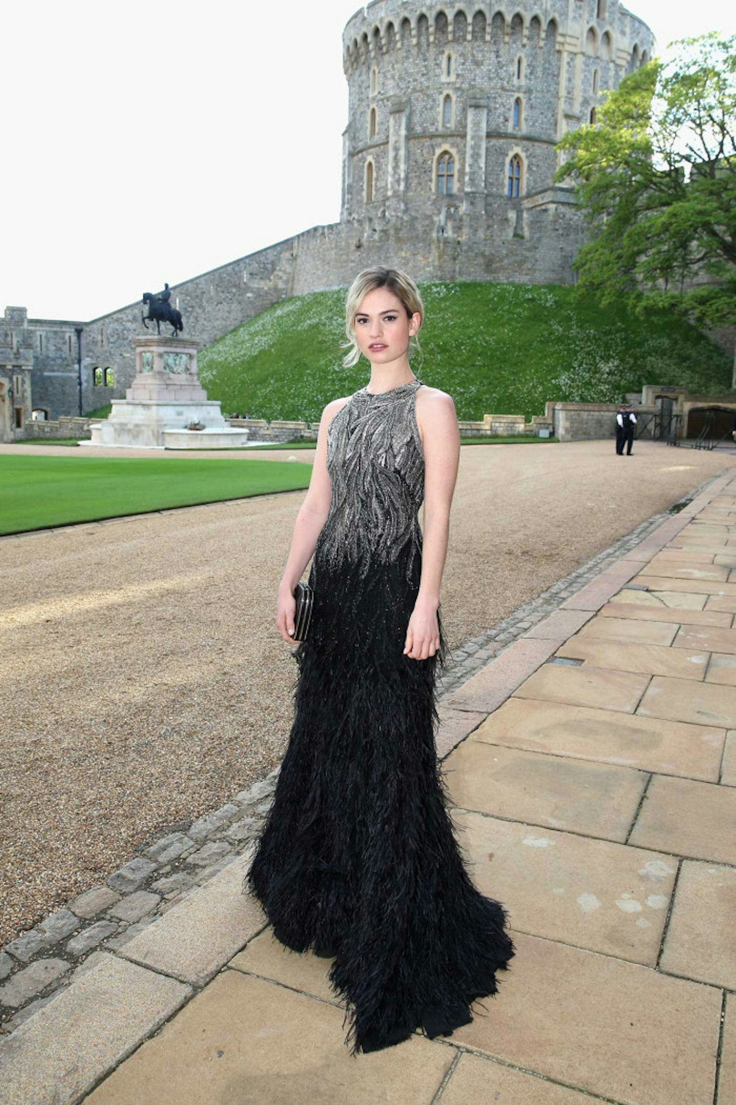 Lily-James-windsor-castle